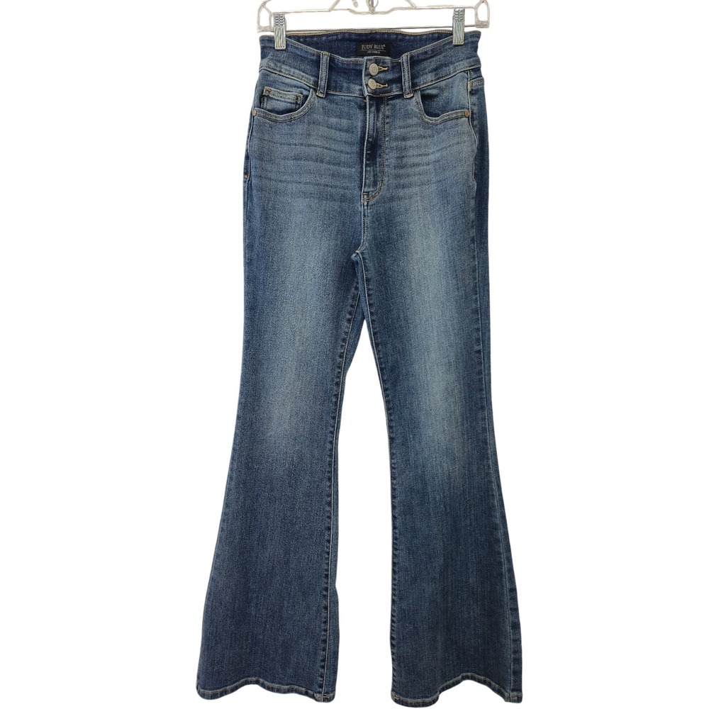 Judy Blue Los Angeles High Rise Flare Jeans Medium Wash Size 5/27